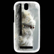 Coque HTC One SV tempête sur la cote