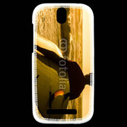 Coque HTC One SV Surfer à la tombée de la nuit
