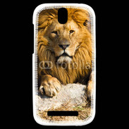 Coque HTC One SV Tête de lion
