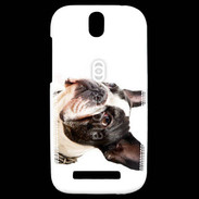 Coque HTC One SV Bulldog français 1