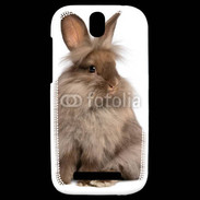 Coque HTC One SV Lapin marron