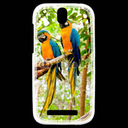 Coque HTC One SV Duo de perroquets
