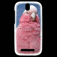 Coque HTC One SV Perroquet rose