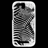 Coque HTC One SV Zèbre en noir et blanc
