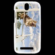 Coque HTC One SV Agility saut d'obstacle