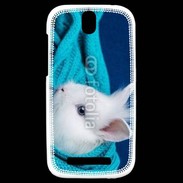 Coque HTC One SV Portrait de lapin 5