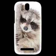 Coque HTC One SV Raton laveur dans un arbre