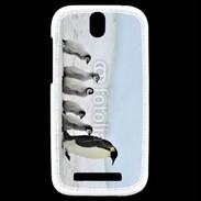 Coque HTC One SV Famille de Pingouin Empereur