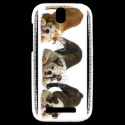 Coque HTC One SV Prière de Bulldog