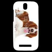 Coque HTC One SV Chien Springer Spaniel