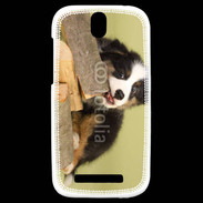 Coque HTC One SV Chiot bucheron