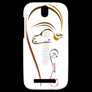 Coque HTC One SV Illustration cheval 5