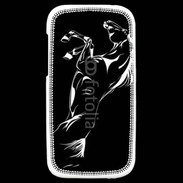 Coque HTC One SV Illustration cheval noir