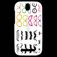 Coque HTC One SV Lunette et moustache 5