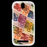 Coque HTC One SV Euros billets