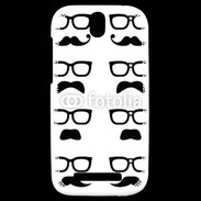 Coque HTC One SV Moustache 4