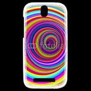 Coque HTC One SV Fond Hypnotique 