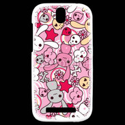 Coque HTC One SV Lapin crétin