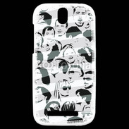 Coque HTC One SV Multi visages