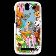 Coque HTC One SV Animaux cartoon