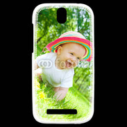 Coque HTC One SV Sourire de bébé en plein air