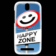 Coque HTC One SV Happy zone