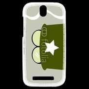 Coque HTC One SV Moustache et cigare