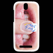 Coque HTC One SV Fuck you 5