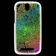 Coque HTC One SV Empreintes digitales de couleur