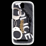 Coque HTC One SV Equipement de police