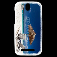 Coque HTC One SV Vue sur la plage