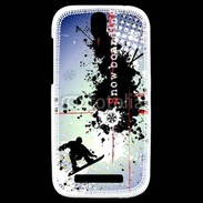 Coque HTC One SV Graffiti Ski