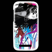 Coque HTC One SV Graffiti style femme