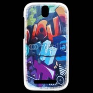 Coque HTC One SV Graffiti sur un mur