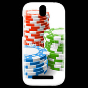 Coque HTC One SV Jeton de poker
