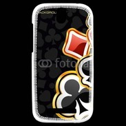 Coque HTC One SV Carte de poker