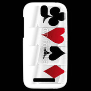 Coque HTC One SV Carte de poker 2