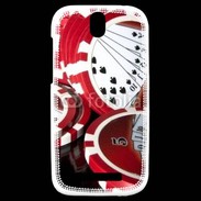 Coque HTC One SV Jeton de poker