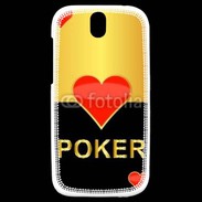 Coque HTC One SV Poker 6