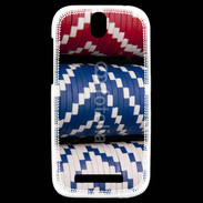 Coque HTC One SV Jetons de poker 15