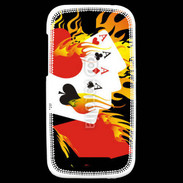 Coque HTC One SV Cartes et feu