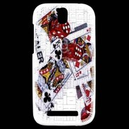 Coque HTC One SV Illustration poker 1