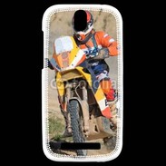 Coque HTC One SV Rallie Raid en moto