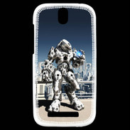Coque HTC One SV Alien Androïd
