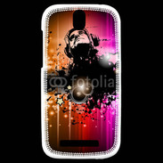 Coque HTC One SV DJ Disco musique