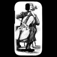 Coque HTC One SV Violonceliste