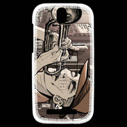 Coque HTC One SV Joueur de trompette 2