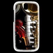 Coque HTC One SV Mélange d'instruments de musique