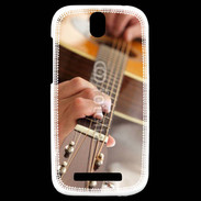 Coque HTC One SV Guitariste 1