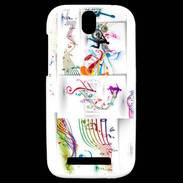 Coque HTC One SV La vie en musique 1